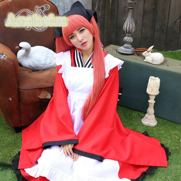 ハロウィン 巫女 コスチューム コスプレ 仮装 衣装 5点セット Sサイズ bwn1228-1