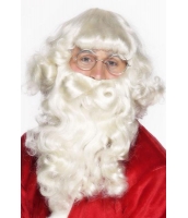 サンタクロースコスプレ コスチューム クリスマスパーティ衣装 サンタクロース＋ひげ2点セット-cc0181