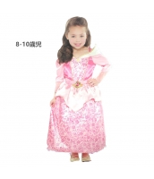 眠れる森の美女 コスチューム ドレス いばら姫 8-10歳児 qx10070-10