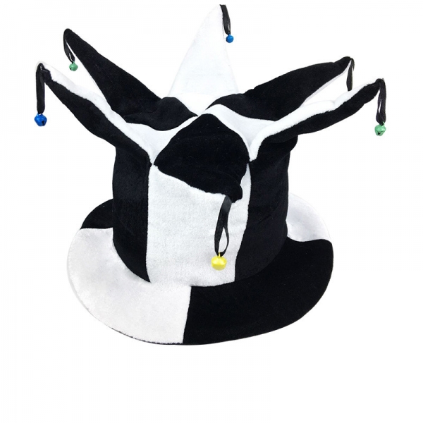 ピエロ 帽子 白黒 qx10127-9