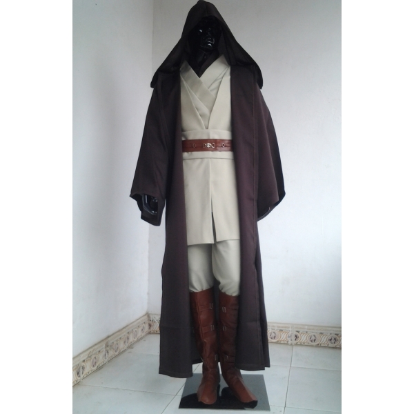 スターウォーズStarWars 銀河系の自由と正義の守護者ジェダイ（Jedi)の騎士 アナキン コートのみ コスチューム・コスプレ ハロウィン 仮装 衣装 Lサイズ stw0004-5