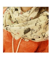 スカーフ　マフラー　ファッション小物　可愛い-yy9607